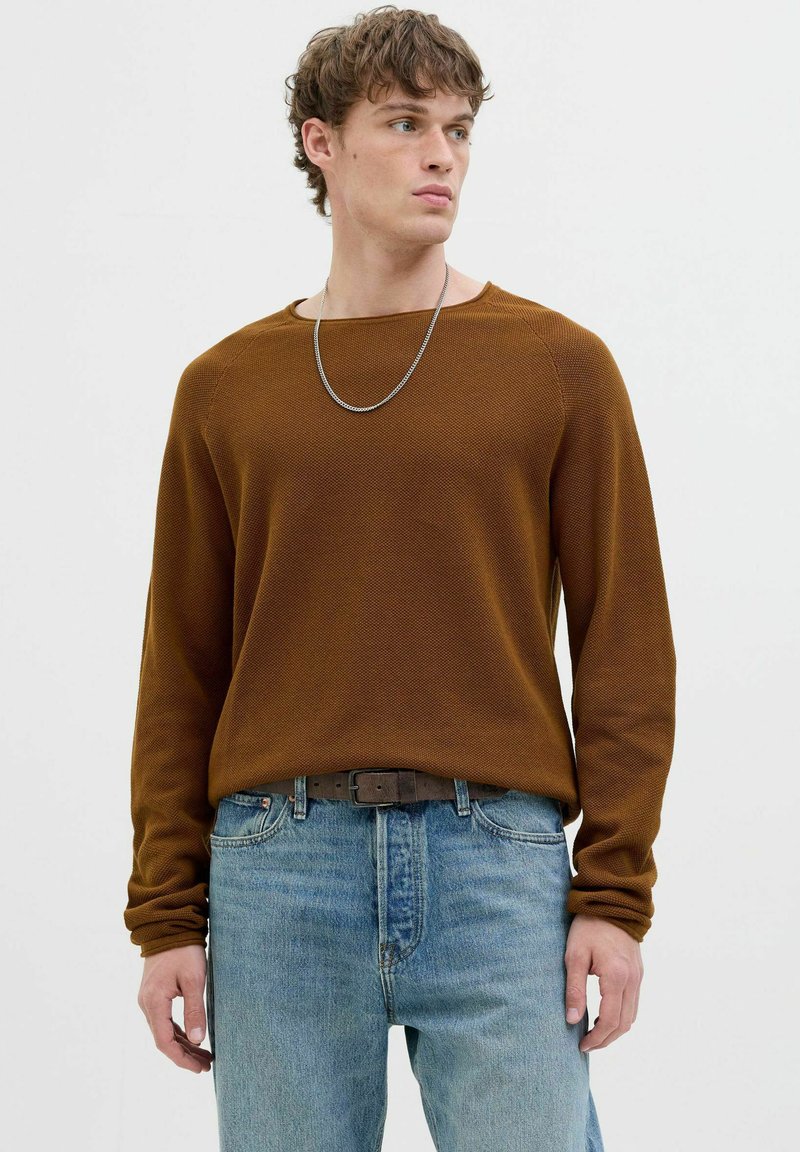 Jack & Jones JJEHILL CREW NECK  - Trui - monks robe