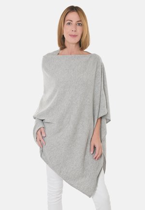 Classic Poncho - Cape - grey