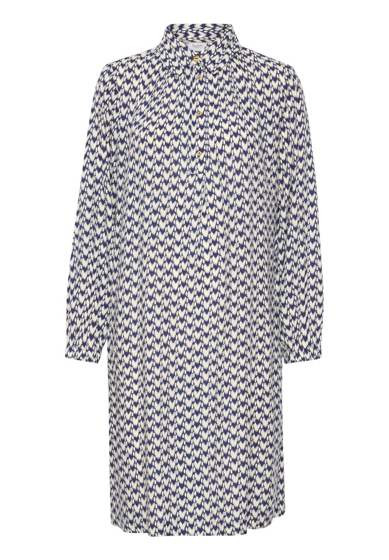 Saint Tropez Blousejurk blauw Saint Tropez Blousejurk blauw