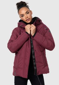 Navahoo - SAG JA XIV - Winter jacket - dark red melange Thumbnail Image 1