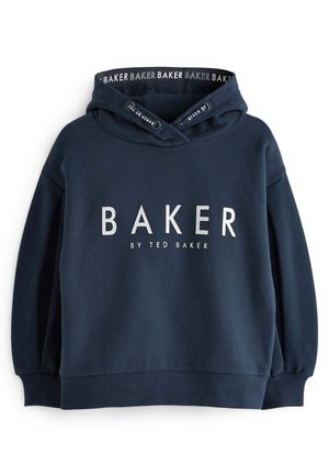 Baker by Ted Baker BAKER BY TED BAKER PINK LOGO HOODIE - Kapucni - navy