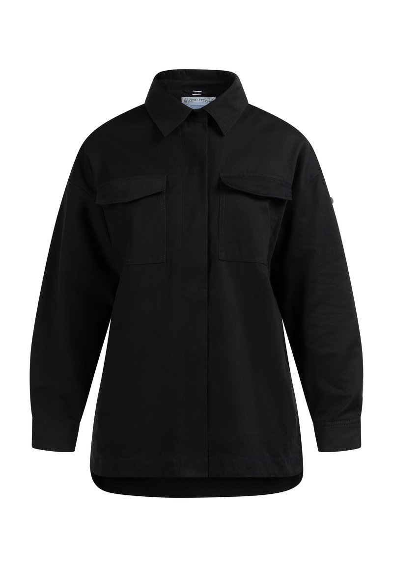 dreimaster Lichte jas zwart