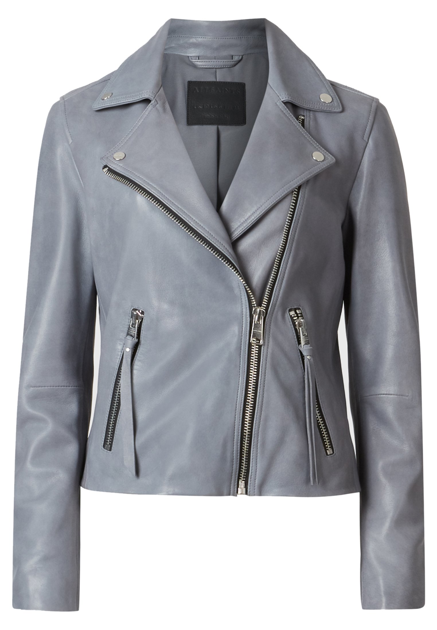 AllSaints Leren jas blueBlauw Zalando.nl AllSaints ROBYN BIKER Korte jassen blackZwart Zalando.nl