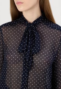 GANT BOW BLOUSE - Blúz - evening blue