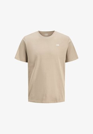 JJ Rebel, T-SHIRT TEXT T-SHIRT - Lihtne T-särk - roasted cashew