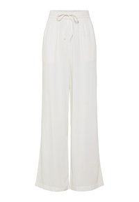 PCPIA WIDE NOOS - Pantalon classique - bright white