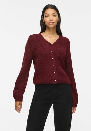 VILA KNITTED CARDIGAN VIMARLEY V-NECK - Gilet - port royale