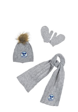 WINTER SET 3 TLG - Scarf - grau