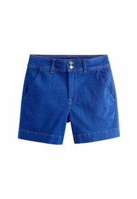 Next DOUBLE BUTTON REGULAR FIT - Džinsiniai šortai - bright blue