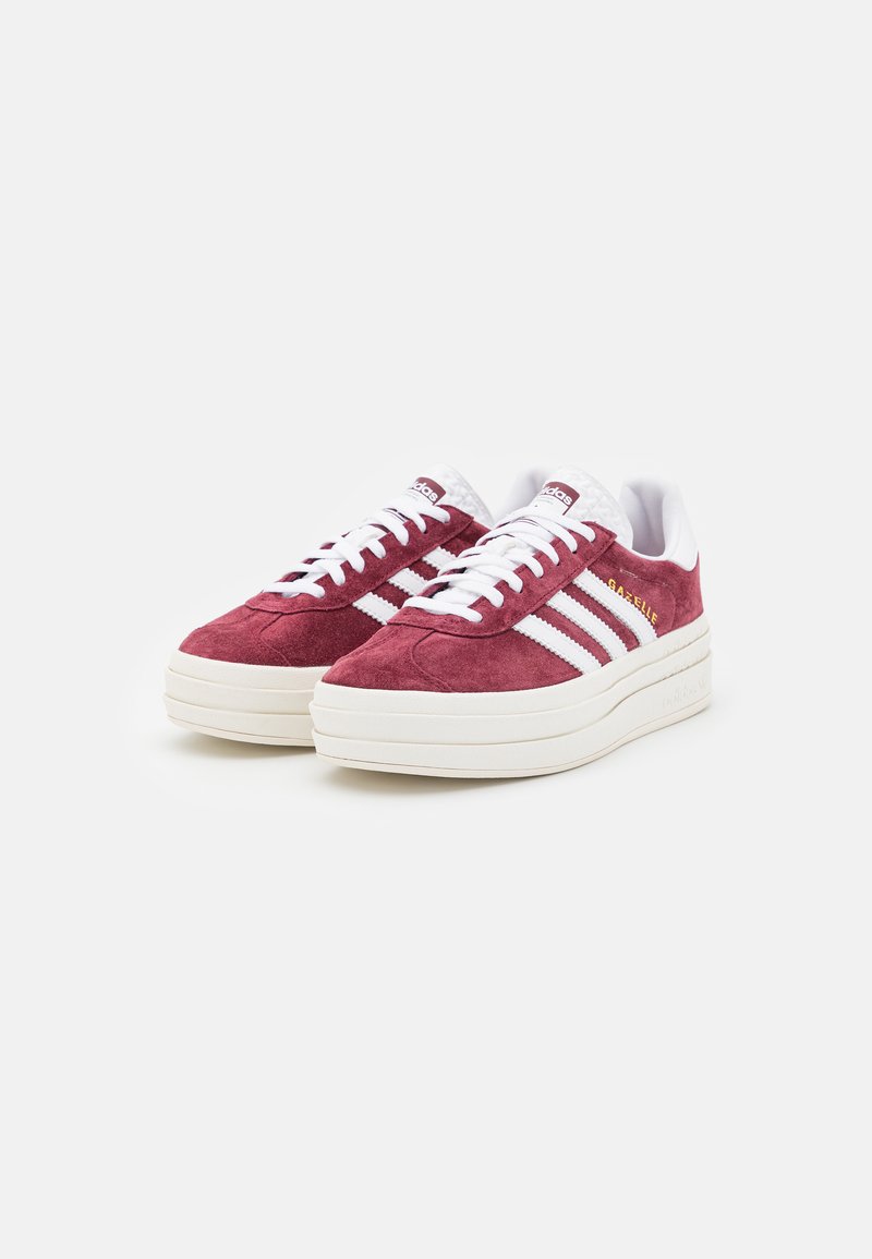 adidas gazelle silver green womens Adidas Gazelle ADV Shoes - Wonder White / Preloved Blue / Gum4 main image 1