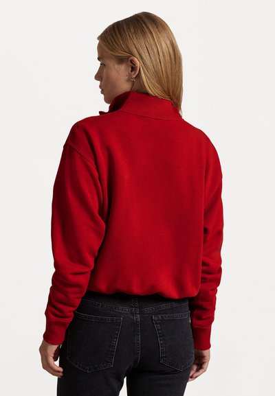 Polo Ralph Lauren FLEECE QUARTER ZIP - Športni pulover - madison red