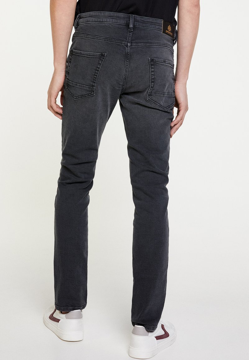 Herren Skinny Fit | Springfield Jeans Straight Leg black/schwarz - WC57801 Herren Skinny Fit | Springfield Jeans Straight Leg black/schwarz - WC57801