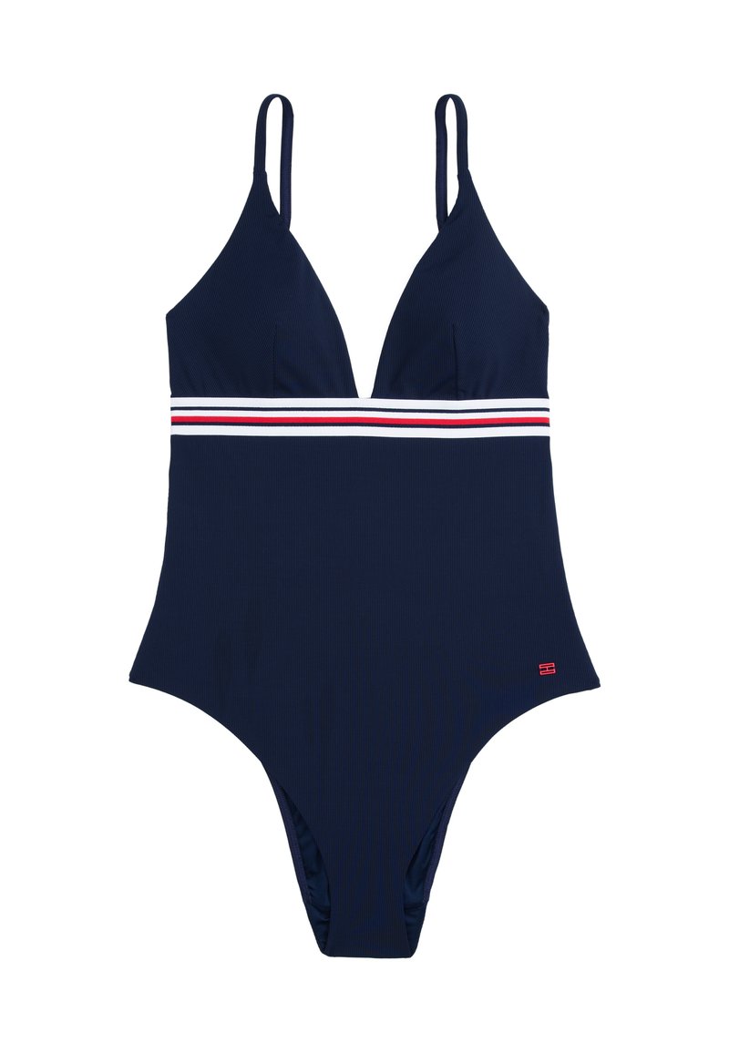 Tommy Hilfiger Badpak donkerblauw Tommy Hilfiger Badpak donkerblauw
