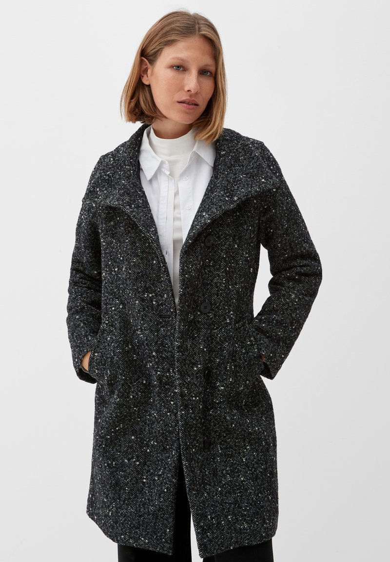 s.Oliver Manteau classique - black heringbone