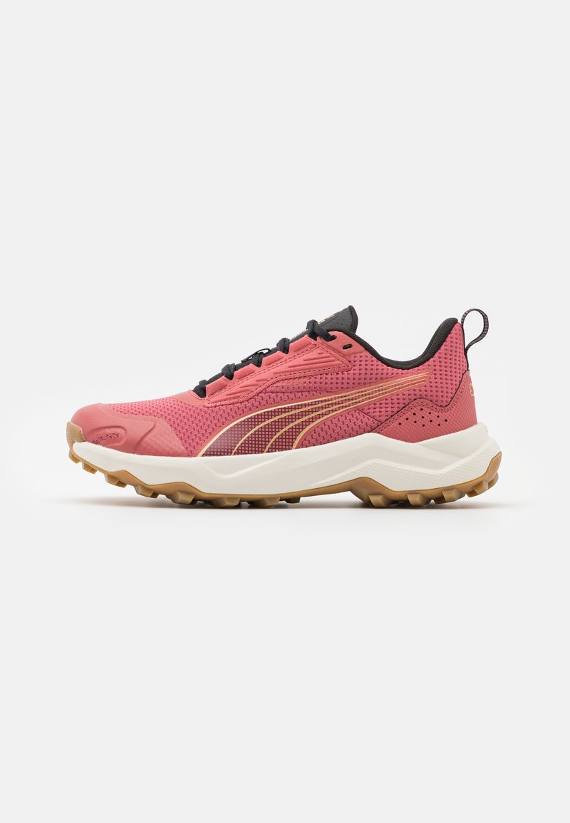 Puma OBSTRUCT PROFOAM - Trail running shoes - heartfelt/black/light red ...