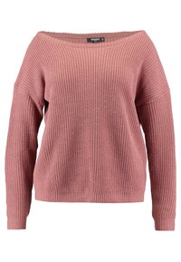 Missguided Plus Strickpullover - light pink