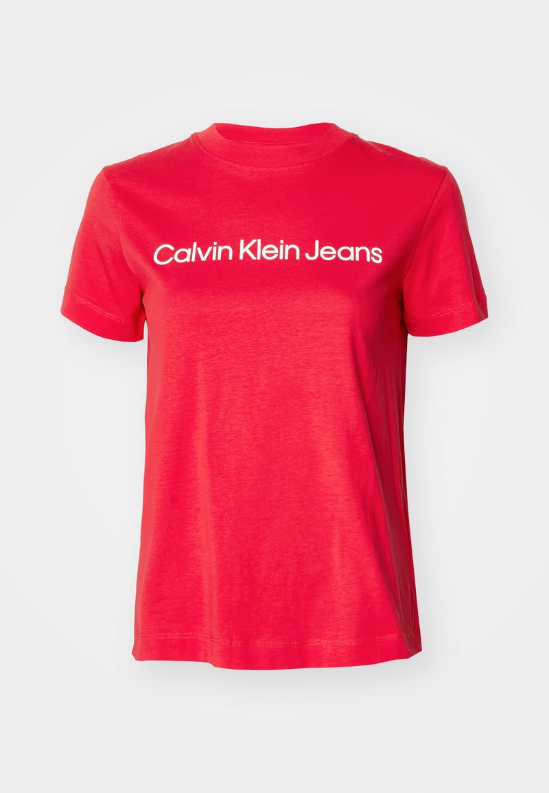 Calvin Klein Jeans T-shirt print rood Calvin Klein Jeans T-shirt print rood