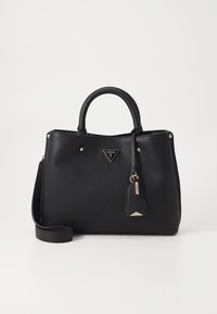 Guess MERIDIAN GIRLFRIEND SATCHEL - Kézitáska - black