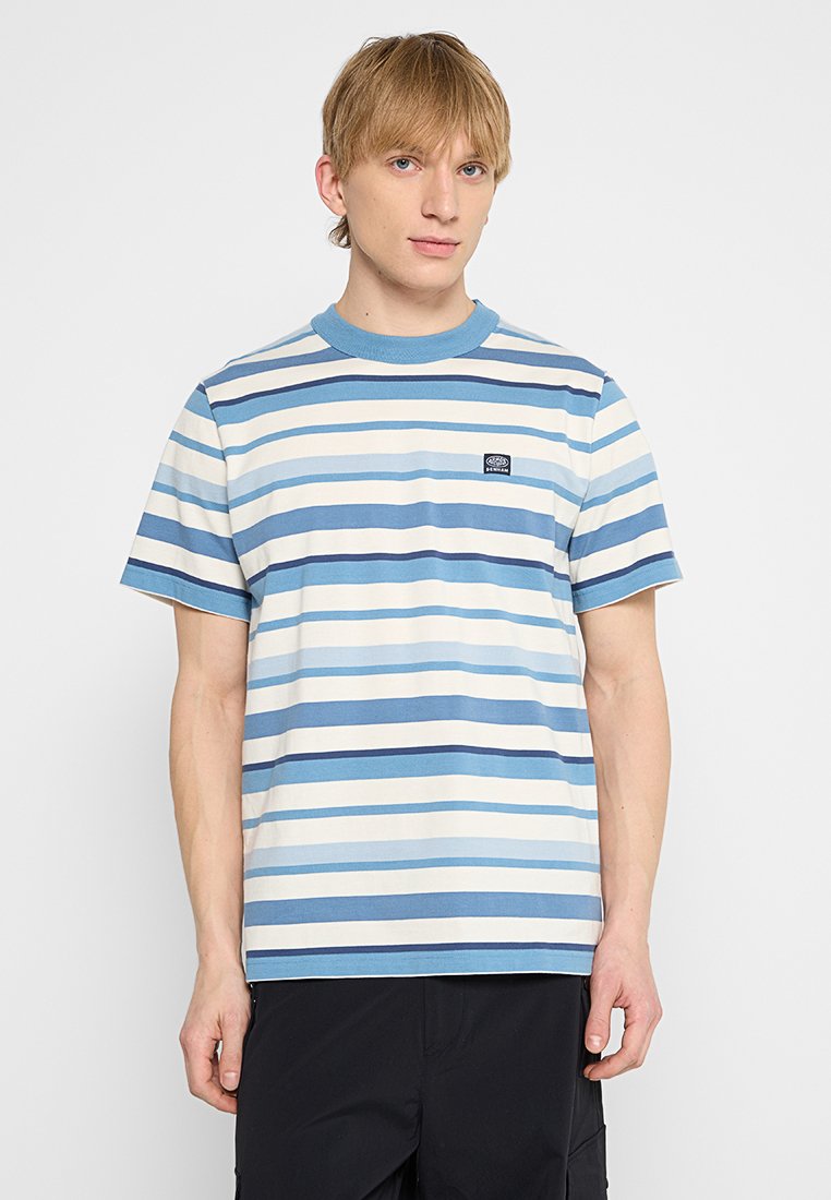 Denham T-shirt print blauw