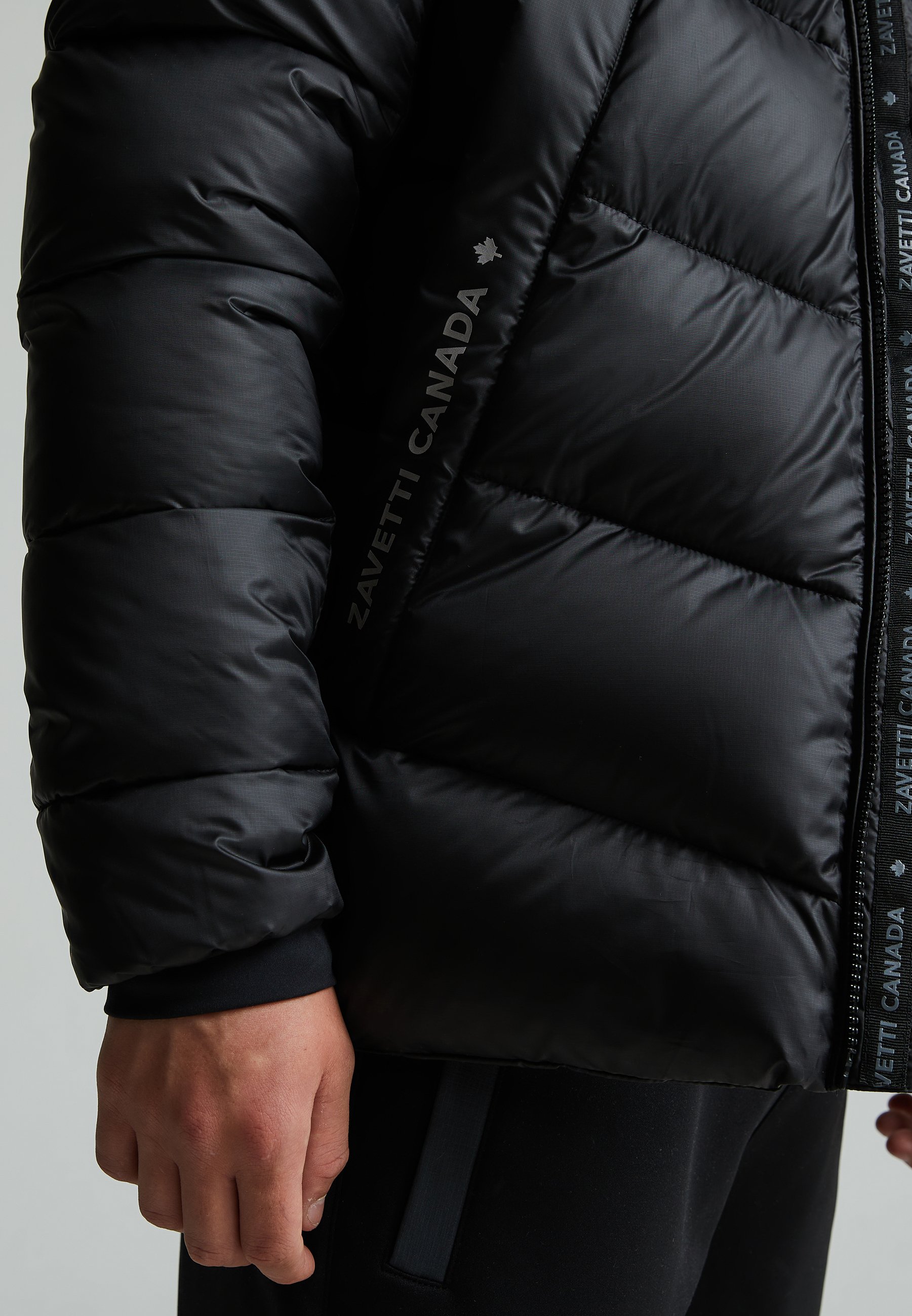 Zavetti Canada MERCIATO BOMBER JACKET - Winterjacke - jet black