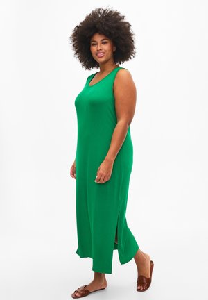 Zizzi ÄRMELLOSES  - Abito in maglia - jolly green