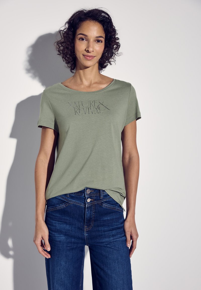 Street One - Print T-shirt - grün, Enlarge