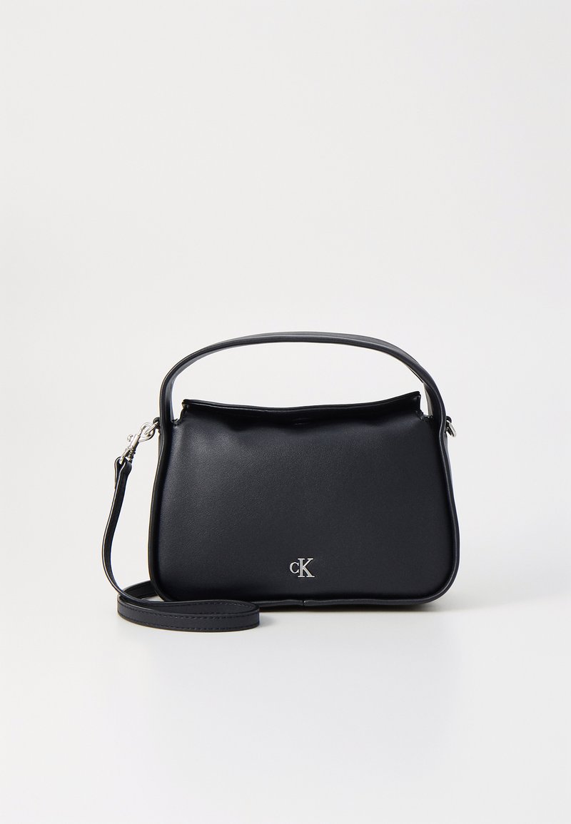 Calvin Klein Jeans MONO MINI BLOCK FLAP - Håndveske - black