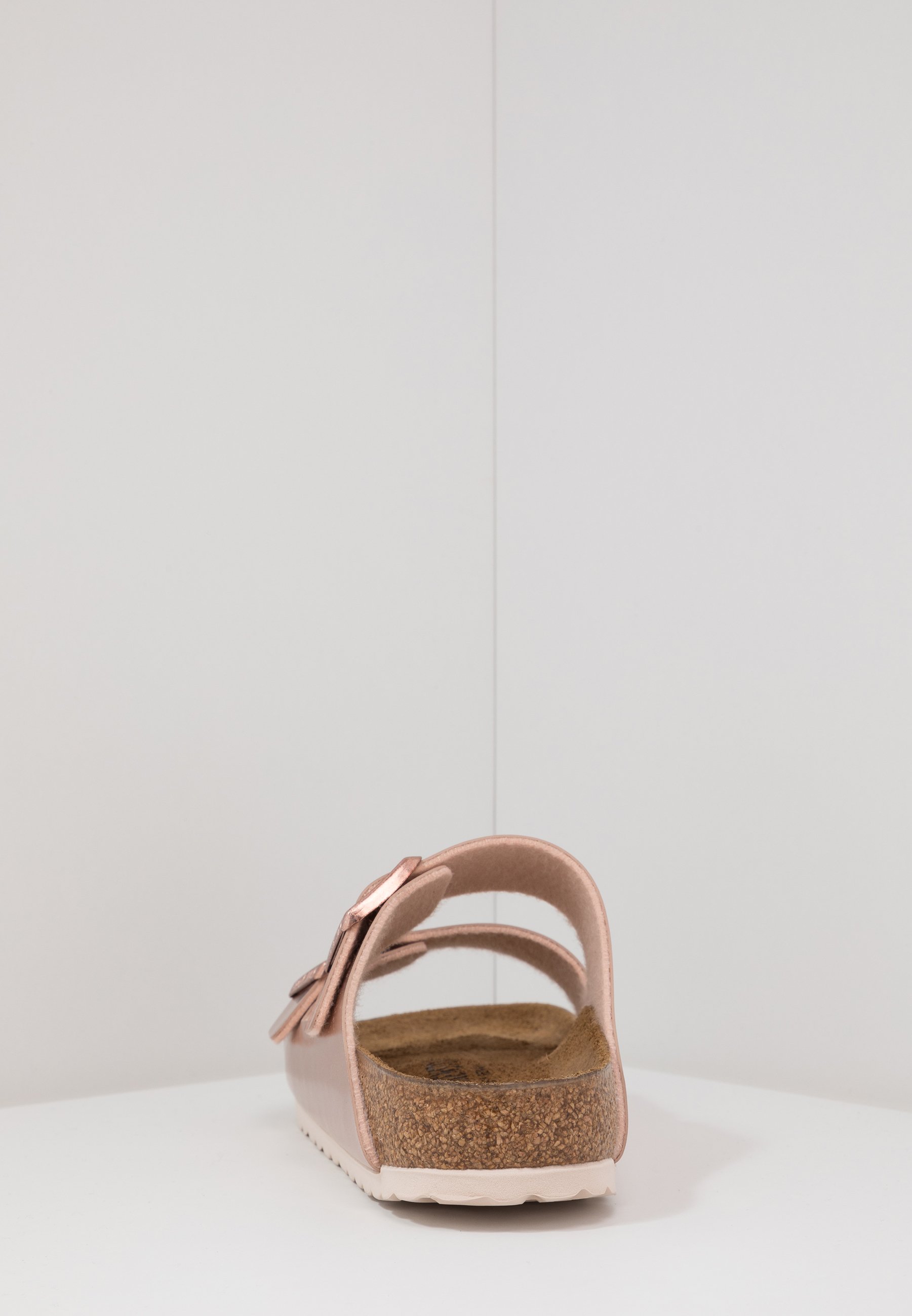 birkenstock arizona electric metallic copper