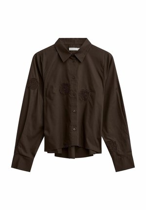 Dobber, VISTA SHIRT - Overhemdblouse - dk brown