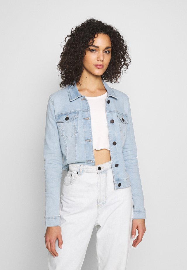 NMDEBRA JACKET - Jeansjacke - light blue denim