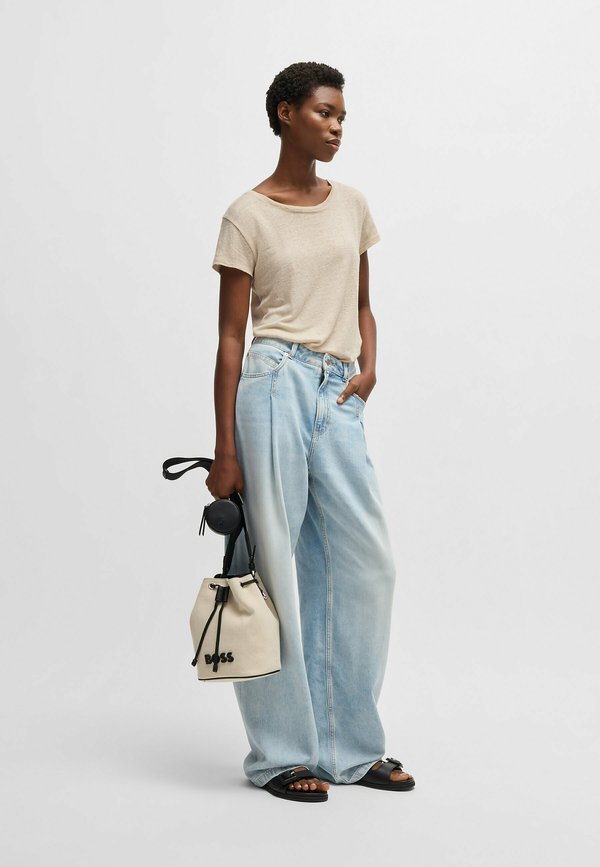 Basic T-shirt - open beige seven4