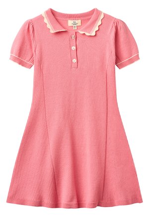Copenhagen Colors PEPLUM DRESS - Gebreide jurk - pink