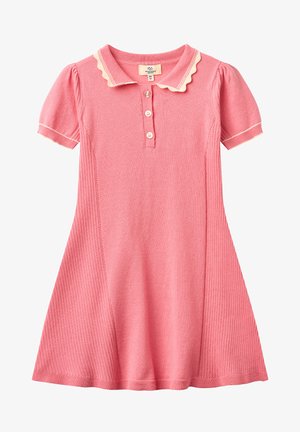 Copenhagen Colors PEPLUM DRESS - Gebreide jurk - pink