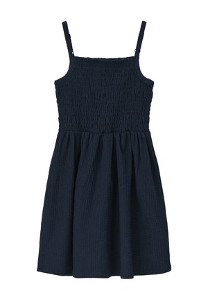 MIT SMOK-DETAIL - Jerseyjurk - navy