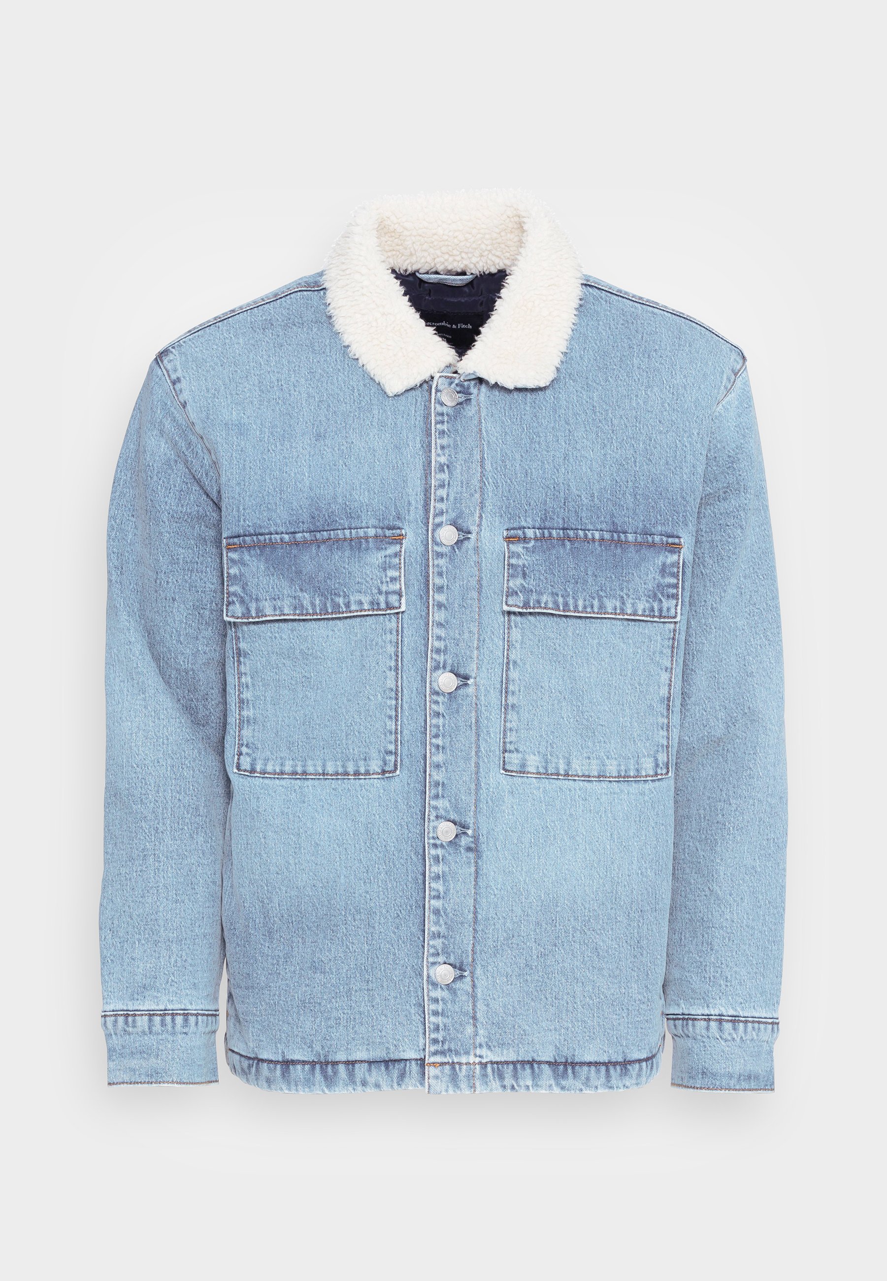 abercrombie sherpa button up shirt