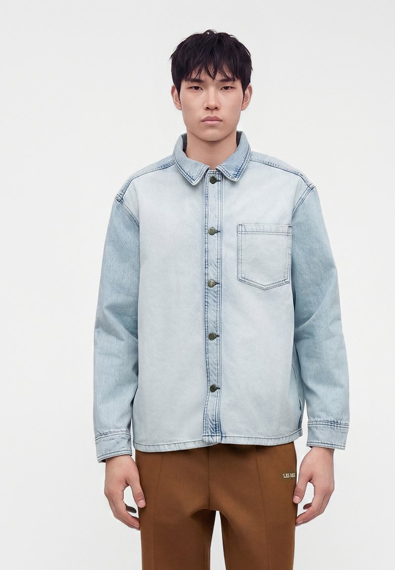 Les Deux OVERSHIRT - Πουκάμισο - light indigo wash