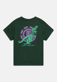 Element NOTHING WEIRD YOUTH - Triko s potiskem - trekking green