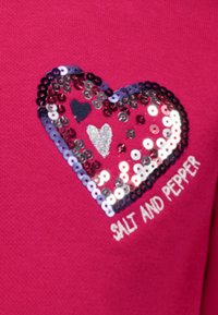 Salt and Pepper SEQUINS HORSE - Sweatjacke - very berry