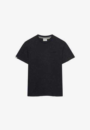 Superdry & Co, SUPERDRY ESSENTIAL COMPANY LOGO EMBROIDERED T-SHIRT.. - T-Shirt basic - raven black marl black