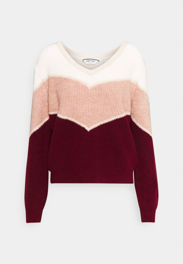 POUDRE - Pullover - nude/prune