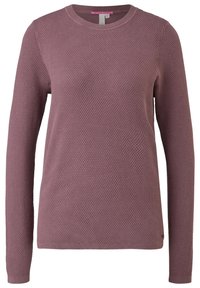 QS Stickad tröja - purple