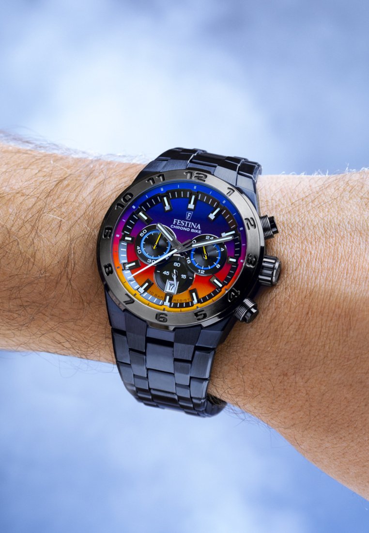 FESTINA Orologio Cronografo Uomo CAB.CRONO ACE.COR.ESF.MACL/NE | Design Elegante E Sportivo