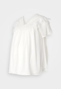 OLMFALLINE V NECK - Blouse - cloud dancer