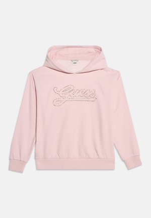 Guess, RELAXED REGULAR HOODED - Hættetrøje - romantic lilac