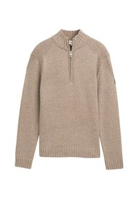 TROYER MIT DETAILS - Pulóver - parasol brown melange