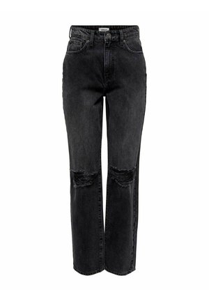ONLY ROBYN  - Sirgete säärtega teksad - washed black