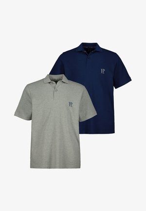 JP1880 2ER-PACK REGULAR FIT - Poloshirts - bleu, gris chiné