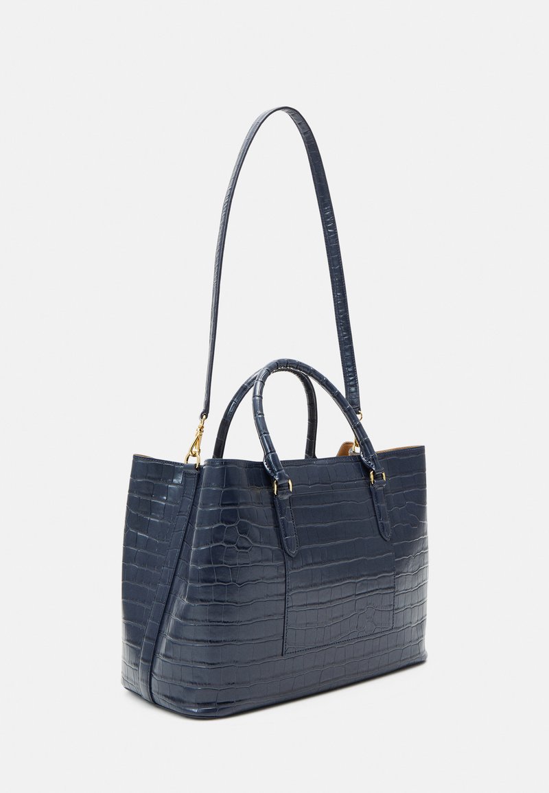 Lauren Ralph Lauren MARCY SATCHEL LARGE - Shopping Bag - refined  