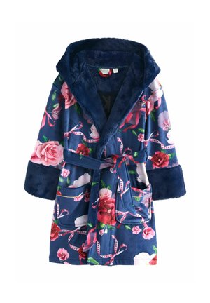 ALL OVER FLORAL PRINT - Accappatoio - navy