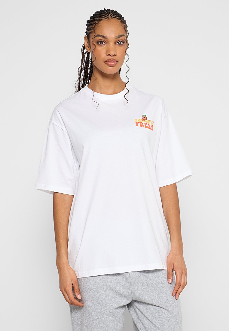 new era T-shirt print wit